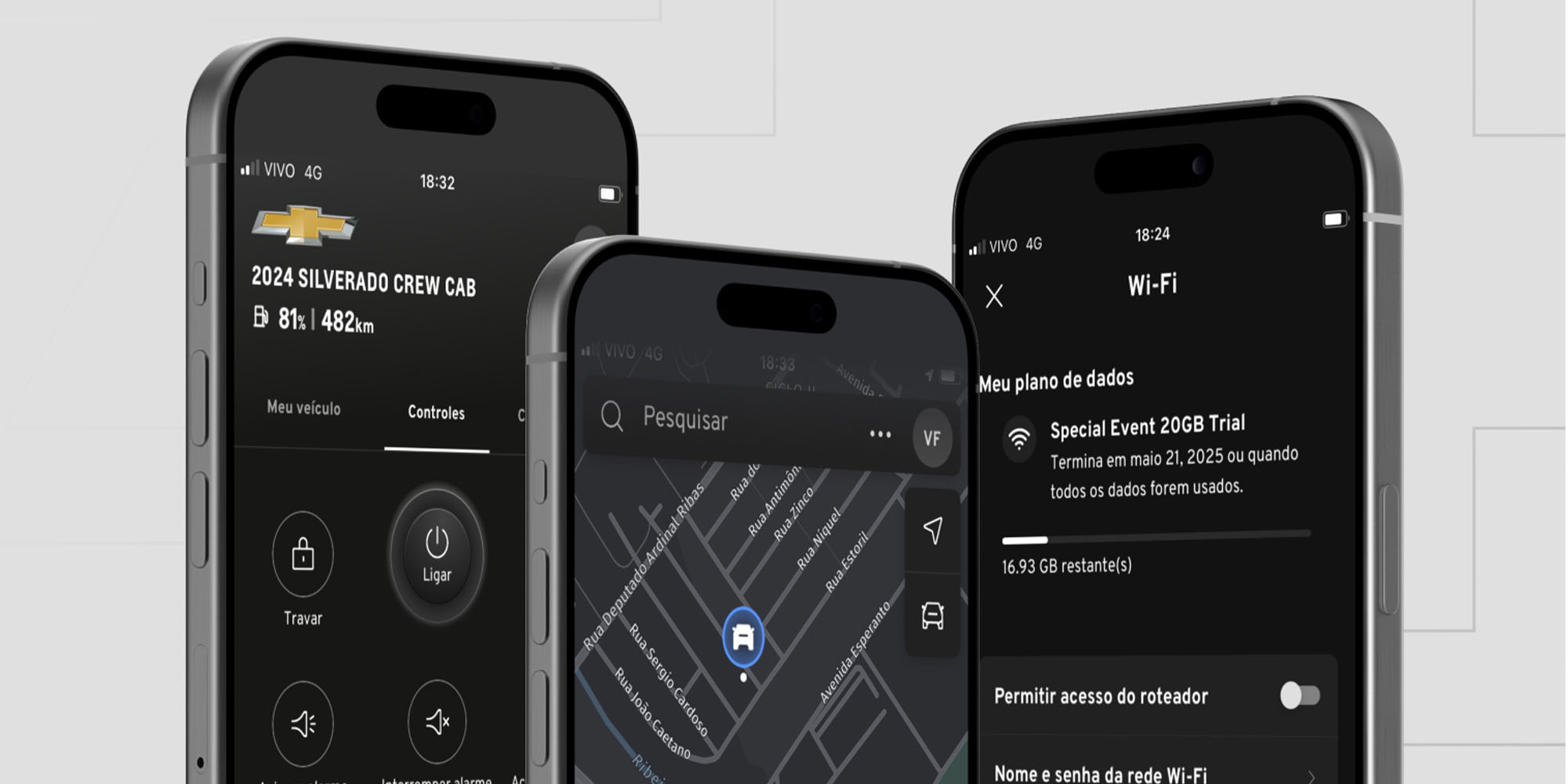 App myChevrolet, control y conectividad para la Chevrolet Montana 2026.